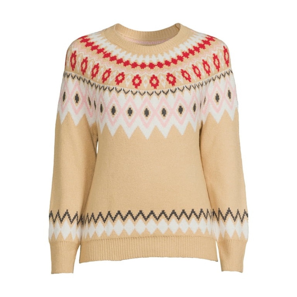 Festive Crewneck Christmas Sweater Sz L